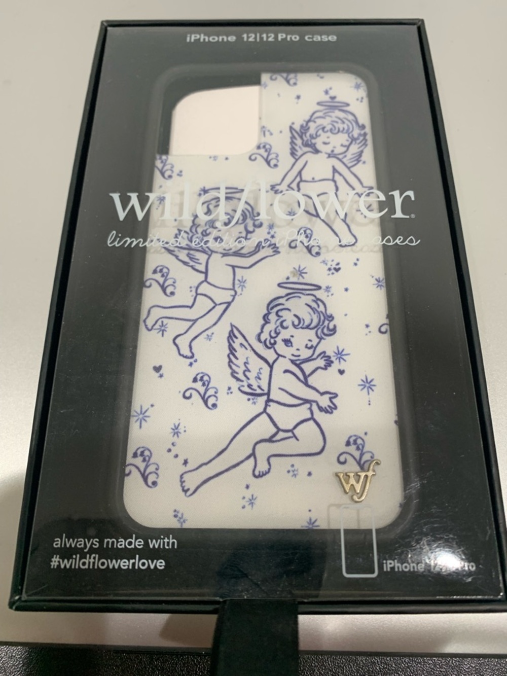 Wildflower Branded Packaging Card - Blue & White